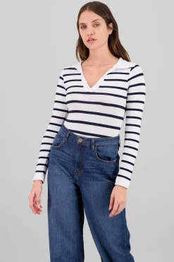 Shasa Seamless Long Sleeve Polo Neck Bodysuit