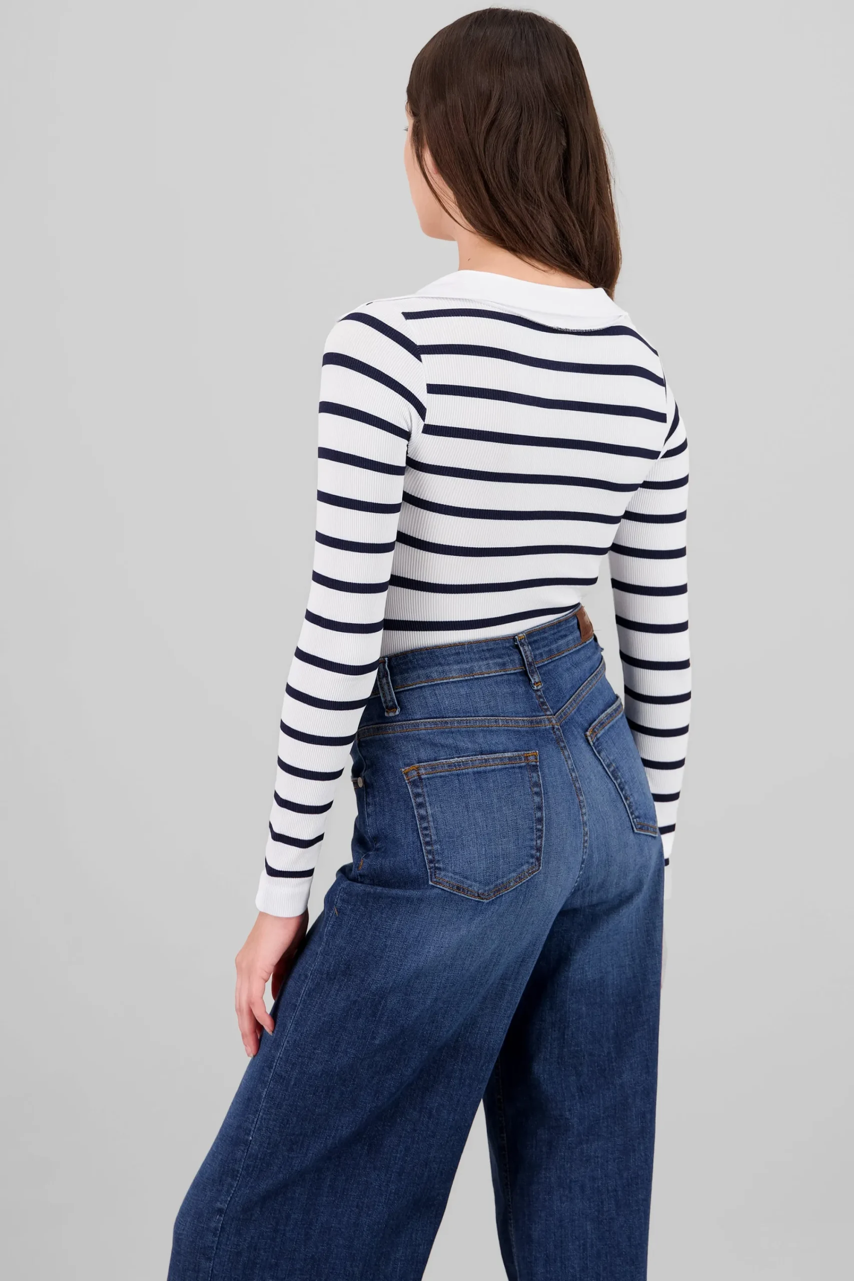 Shasa Seamless Long Sleeve Polo Neck Bodysuit
