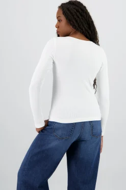 Shasa Seamless Long Sleeve Solid Top