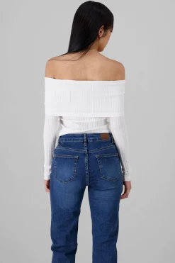 Shasa Seamless Off Shoulder Top