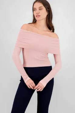 Shasa Seamless Off Shoulder Top