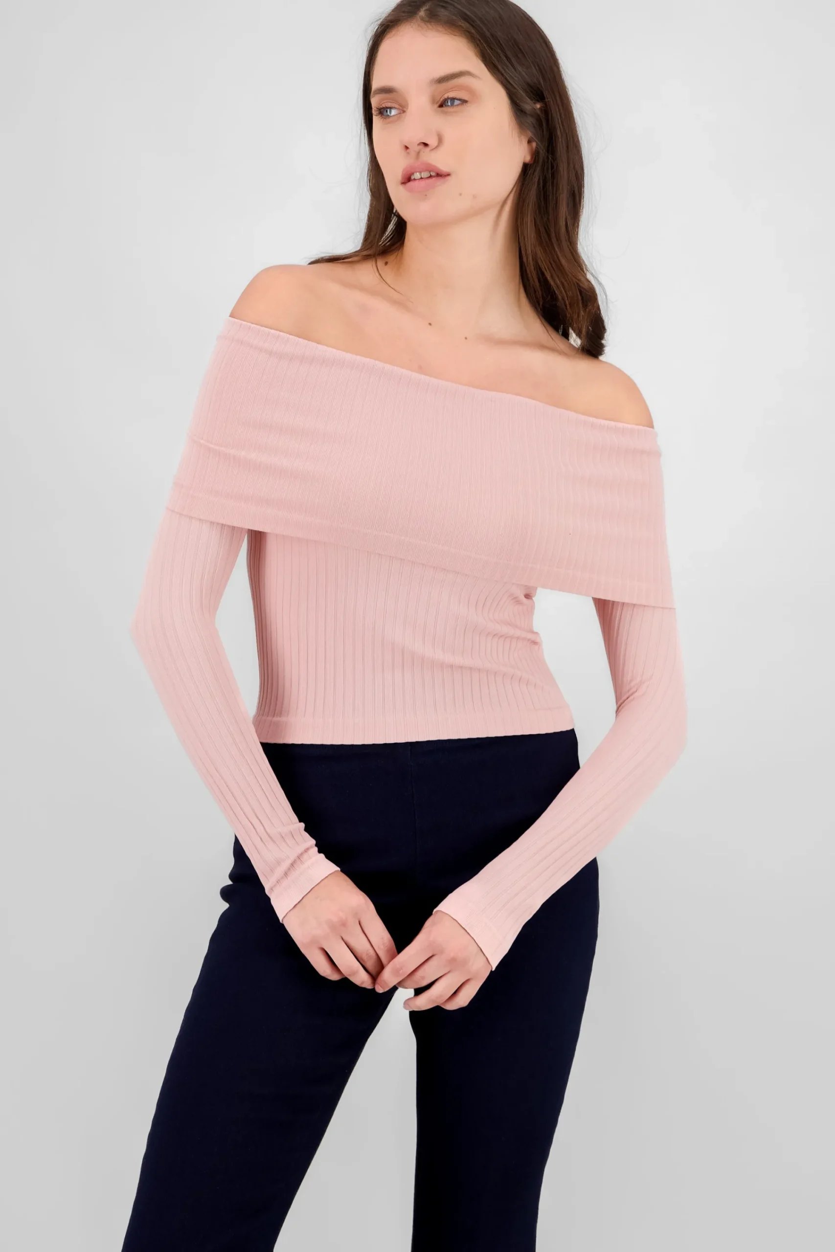Shasa Seamless Off Shoulder Top