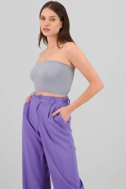Shasa Seamless rib tube top