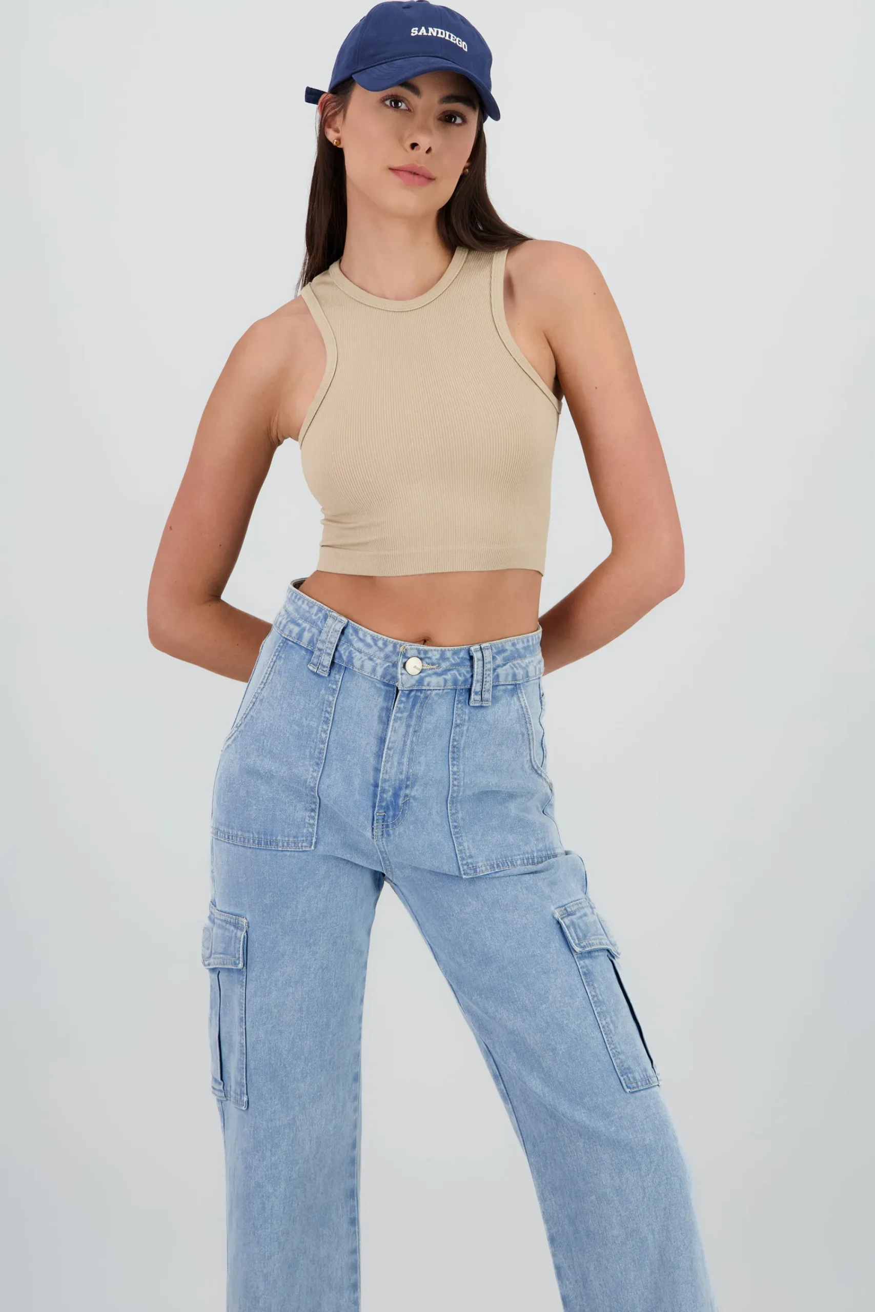 Shasa Seamless Strappy Top