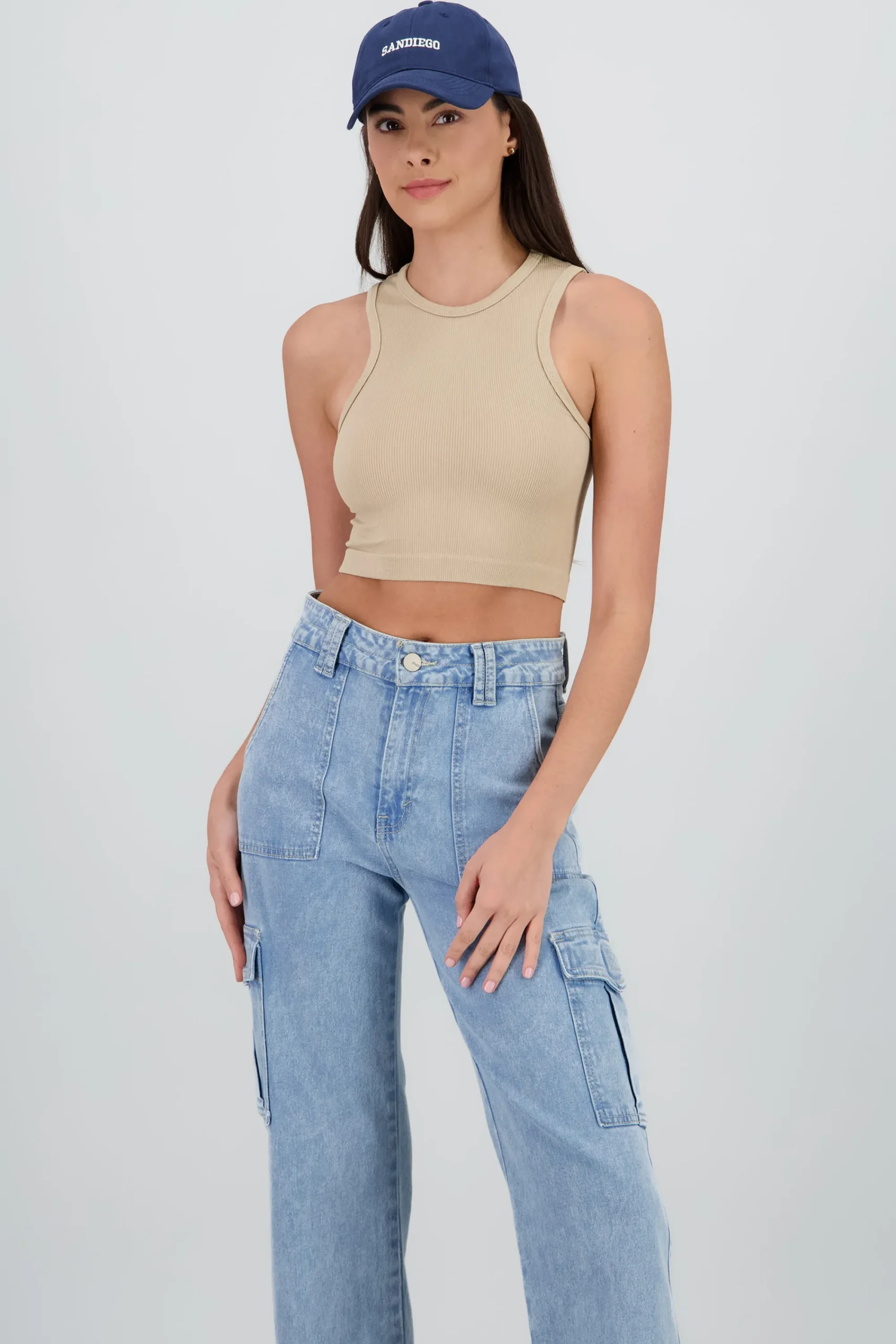 Shasa Seamless Strappy Top