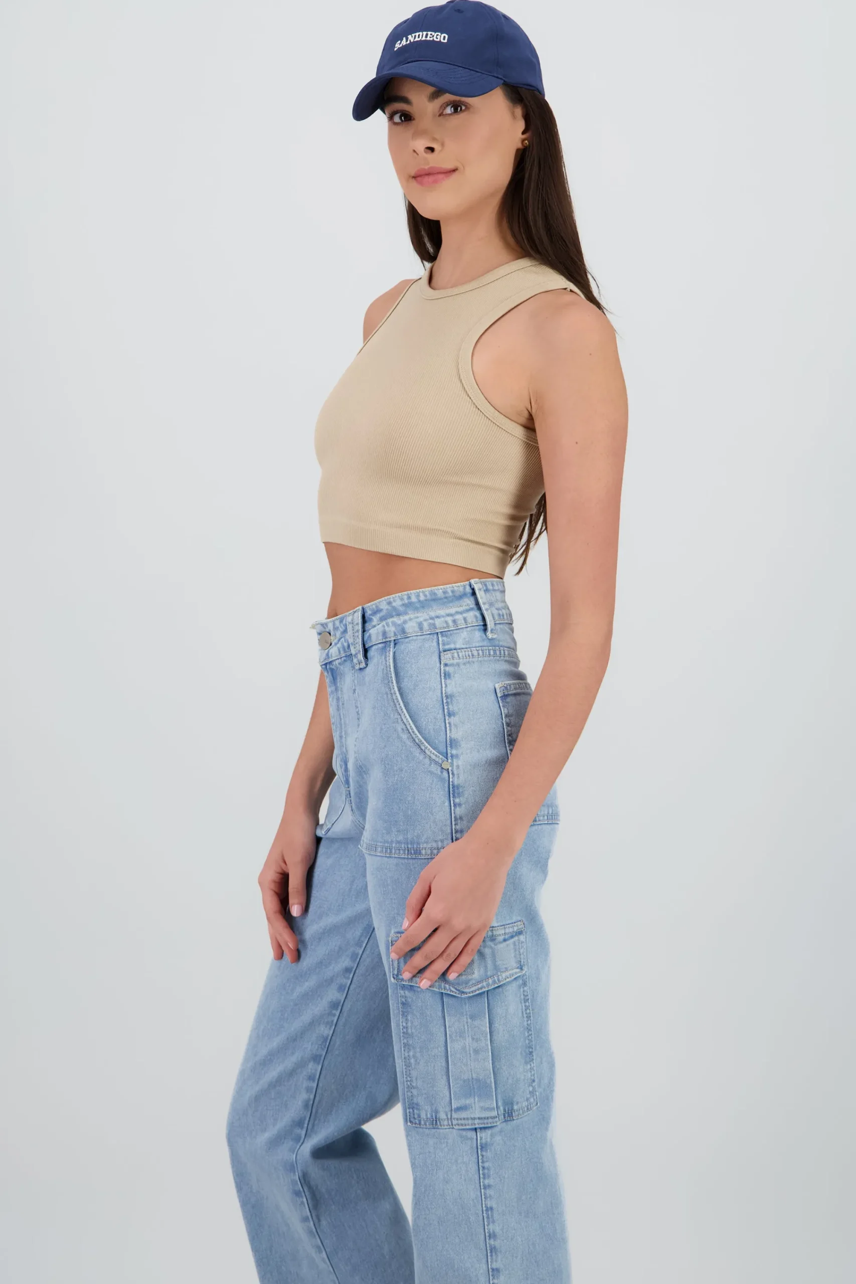 Shasa Seamless Strappy Top
