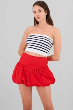Shasa Seamless Striped Bandeau Top