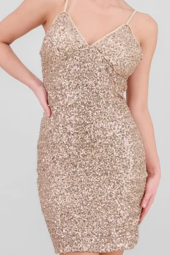 Shasa Sequin Mini Dress