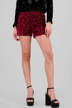 Shasa Sequin Mini Shorts