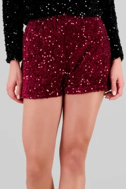 Shasa Sequin Mini Shorts