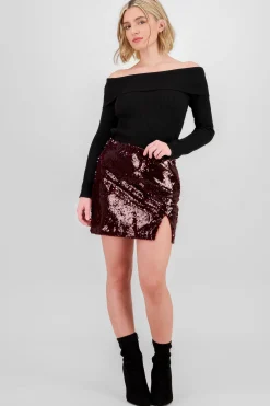 Shasa Sequin Mini Skirt