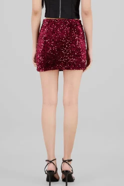 Shasa Sequin Mini Skirt