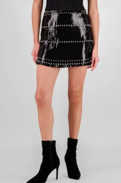 Shasa Sequin Mini Skirt