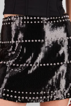Shasa Sequin Mini Skirt
