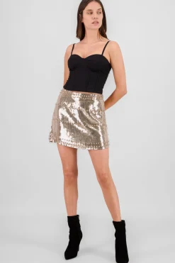 Shasa Sequin Mini Skirt