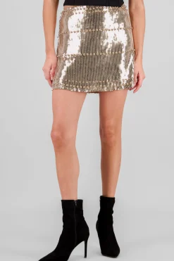 Shasa Sequin Mini Skirt