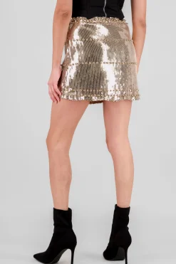 Shasa Sequin Mini Skirt