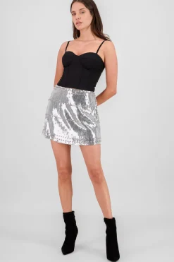 Shasa Sequin Mini Skirt