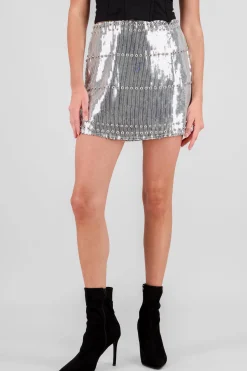 Shasa Sequin Mini Skirt