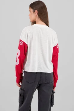 Shasa Sequin Numbers Sports T Shirt