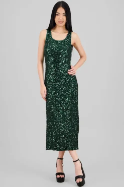 Shasa Sequin Strappy Maxi Dress