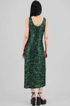 Shasa Sequin Strappy Maxi Dress