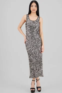 Shasa Sequin Strappy Maxi Dress