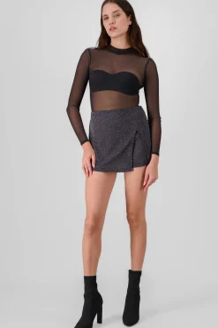 Shasa Shimmering glitter skort