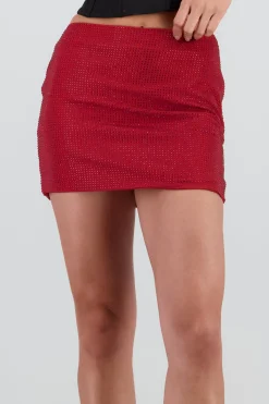 Shasa Shiny Solid Skirt