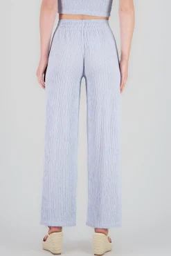 Shasa Shiny Textured Fluid Pants