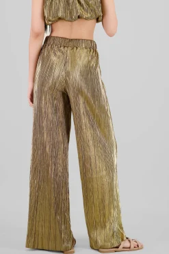 Shasa Shiny Textured Pants