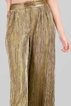 Shasa Shiny Textured Pants