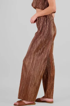 Shasa Shiny Textured Pants