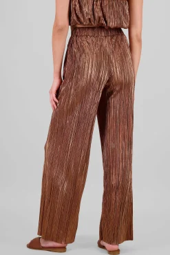 Shasa Shiny Textured Pants
