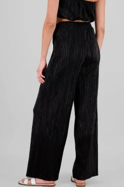 Shasa Shiny Textured Pants