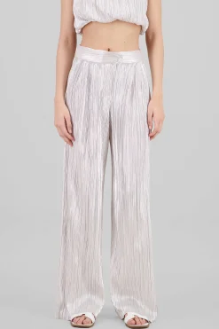 Shasa Shiny Textured Pants