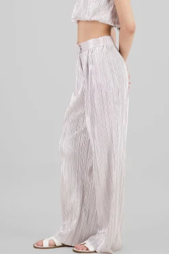 Shasa Shiny Textured Pants