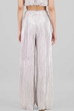 Shasa Shiny Textured Pants