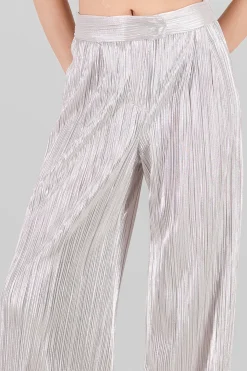 Shasa Shiny Textured Pants