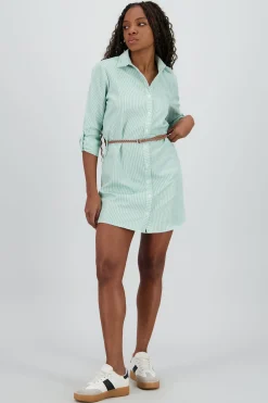 Shasa Shirt Dress with Belt Detail