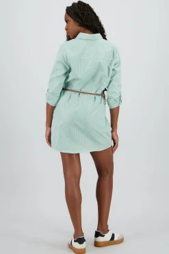 Shasa Shirt Dress with Belt Detail