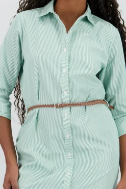 Shasa Shirt Dress with Belt Detail