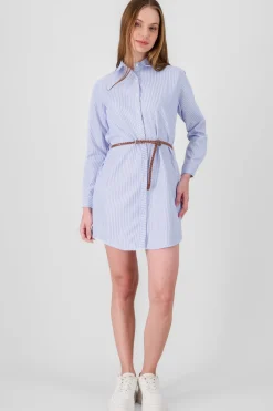 Shasa Shirt Dress with Belt Detail