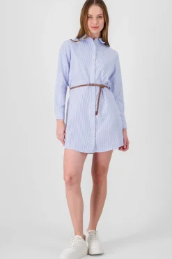 Shasa Shirt Dress with Belt Detail