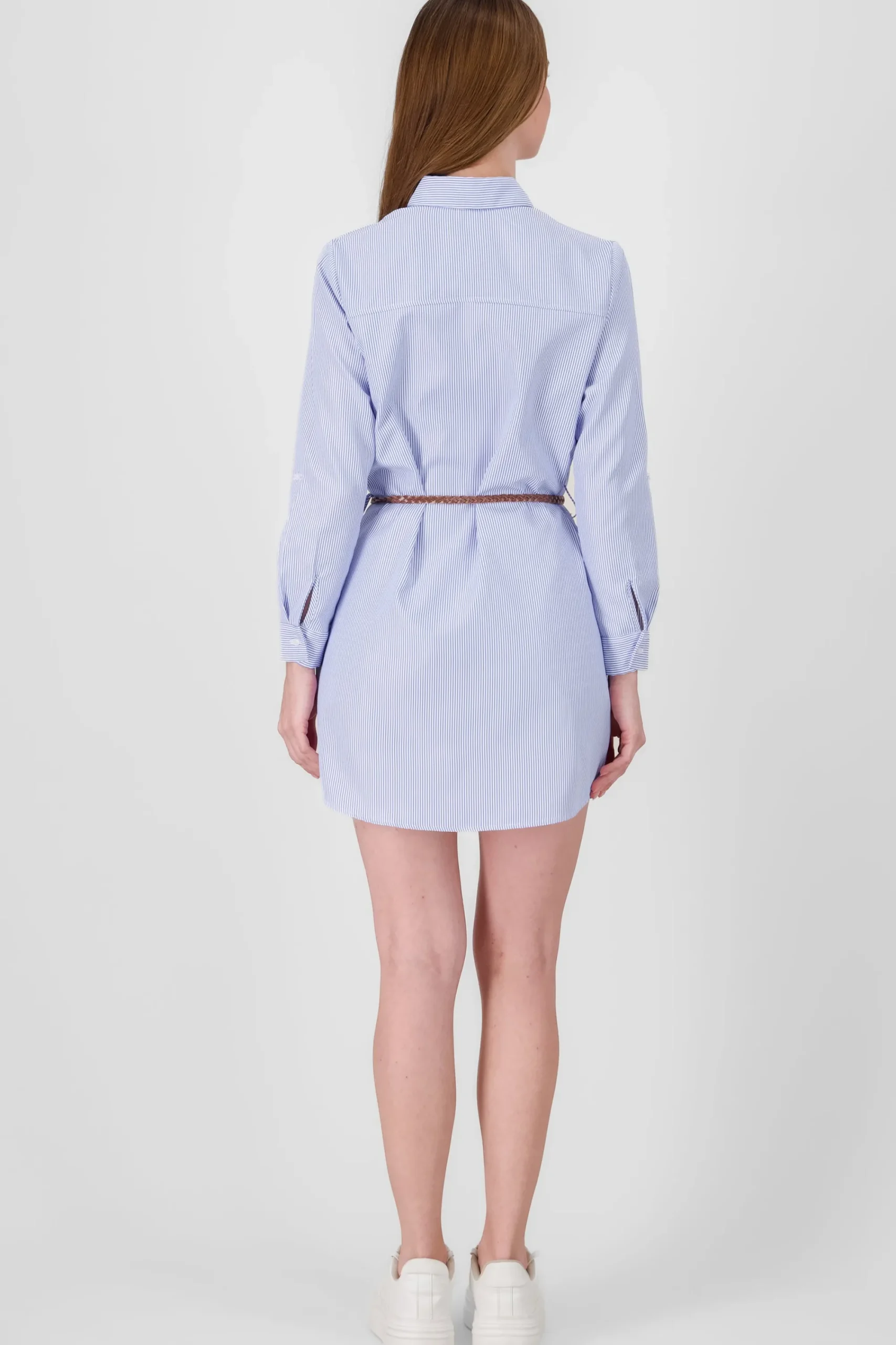 Shasa Shirt Dress with Belt Detail