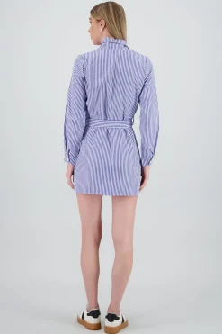 Shasa Shirt Dress with Ribbon