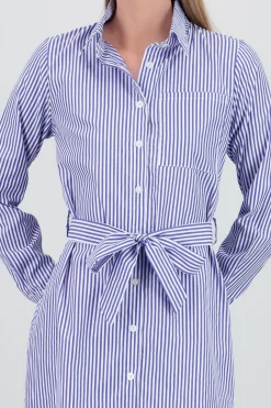 Shasa Shirt Dress with Ribbon