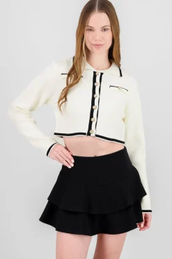 Shasa Short Contrast Sweater