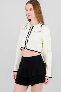 Shasa Short Contrast Sweater