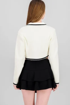 Shasa Short Contrast Sweater